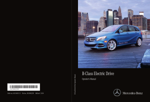 2014 Mercedes Benz B Class Operator Manual